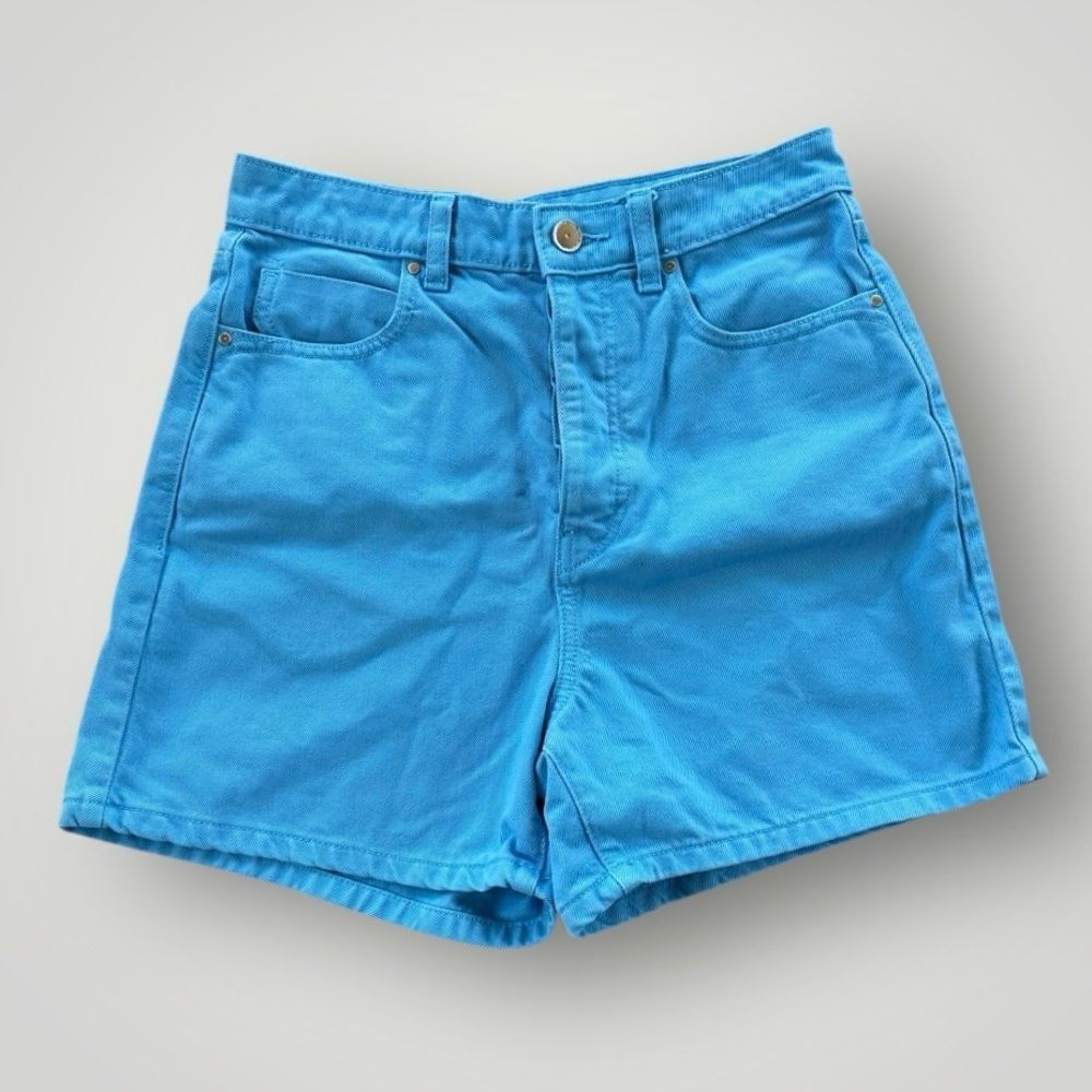 🎉5 for $45🎉Zara Jean Shorts Women Size 6 High Waist Denim Blue